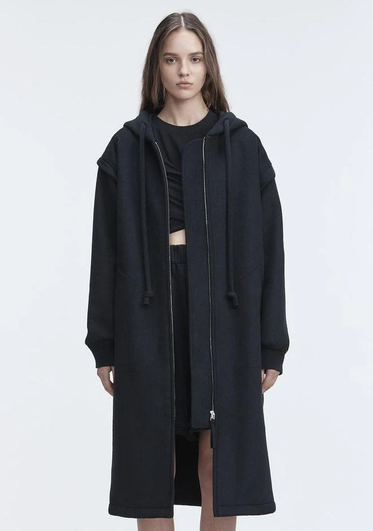 商品Alexander Wang|LONG WOOL JACKET,价格¥2695,第2张图片详细描述
