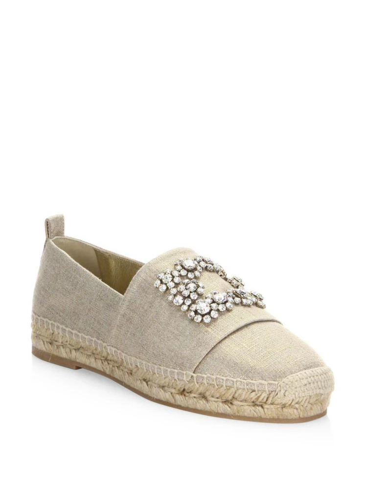 商品Roger Vivier|Embellished Slip-On Espadrilles,价格¥7792,第1张图片