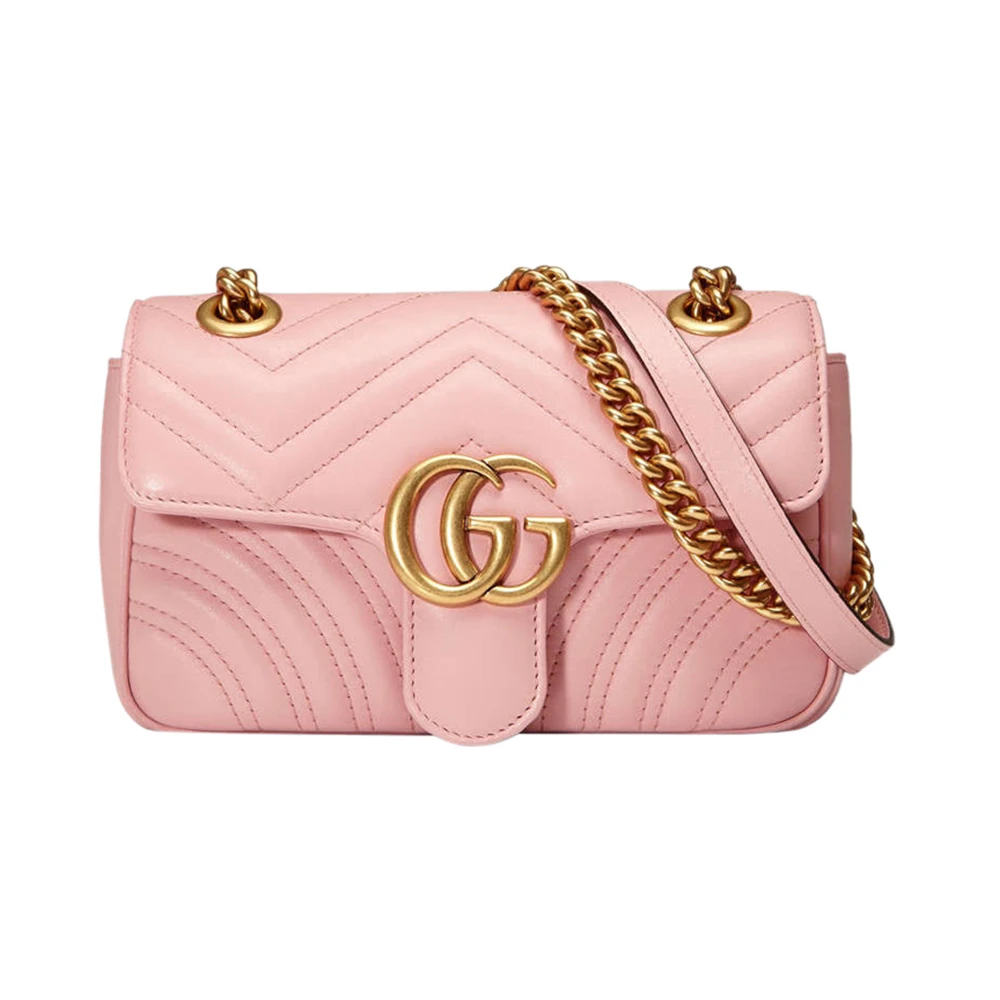 商品[国内直发] Gucci|GUCCI 古驰 女士粉色链条包 446744-DTDIT-5909,价格¥18062,第1张图片