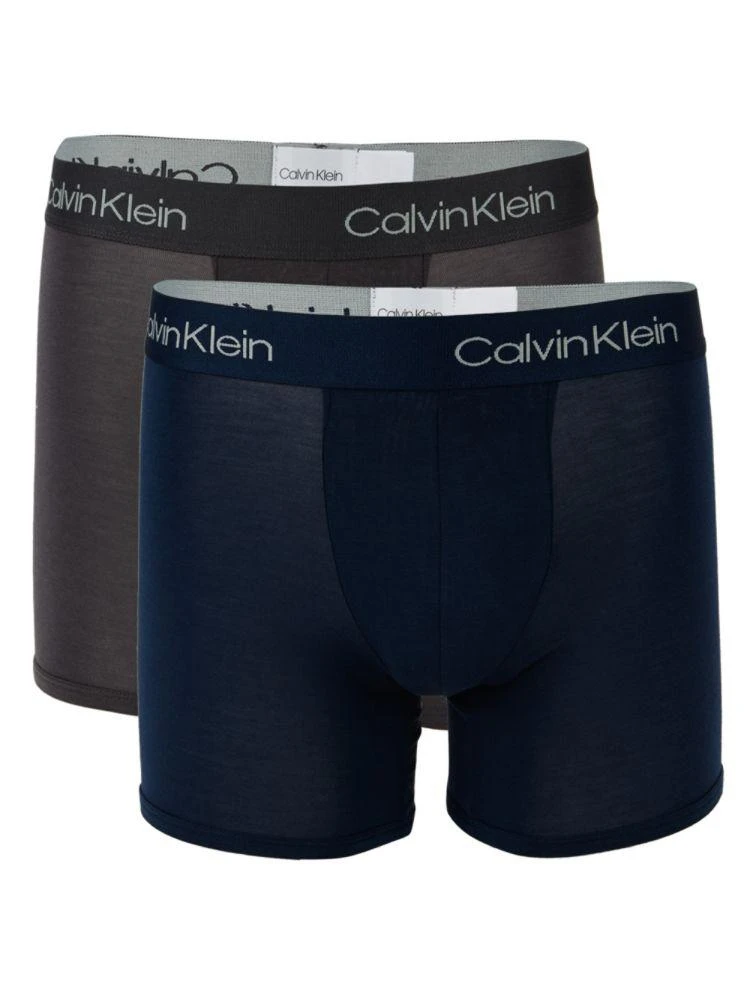 商品Calvin Klein|2-Pack Logo Boxer Briefs,价格¥188,第1张图片