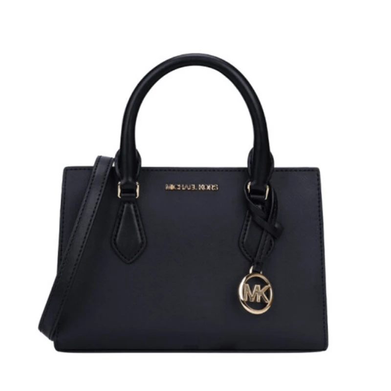 商品Michael Kors|Michael Kors 奥莱款 SHEILA小号纯色人造革女士手提斜挎包 35S3G6HS5L BLACK,价格¥1178,第1张图片