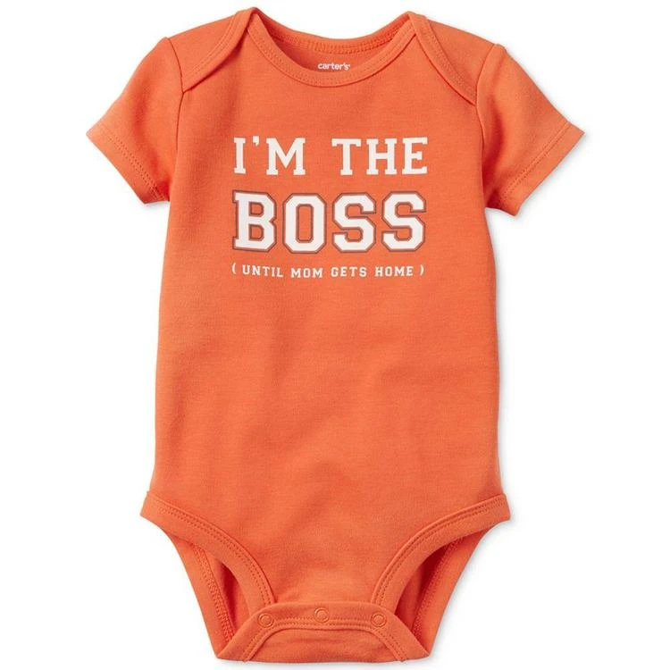 商品Carter's|I'm The Boss Bodysuit, Baby Boys (0-24 months),价格¥28,第2张图片详细描述