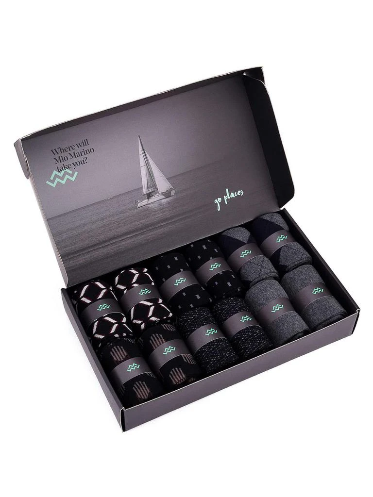 商品Mio Marino|Modern Collection Dress Socks 12 Pack,价格¥305,第5张图片详细描述