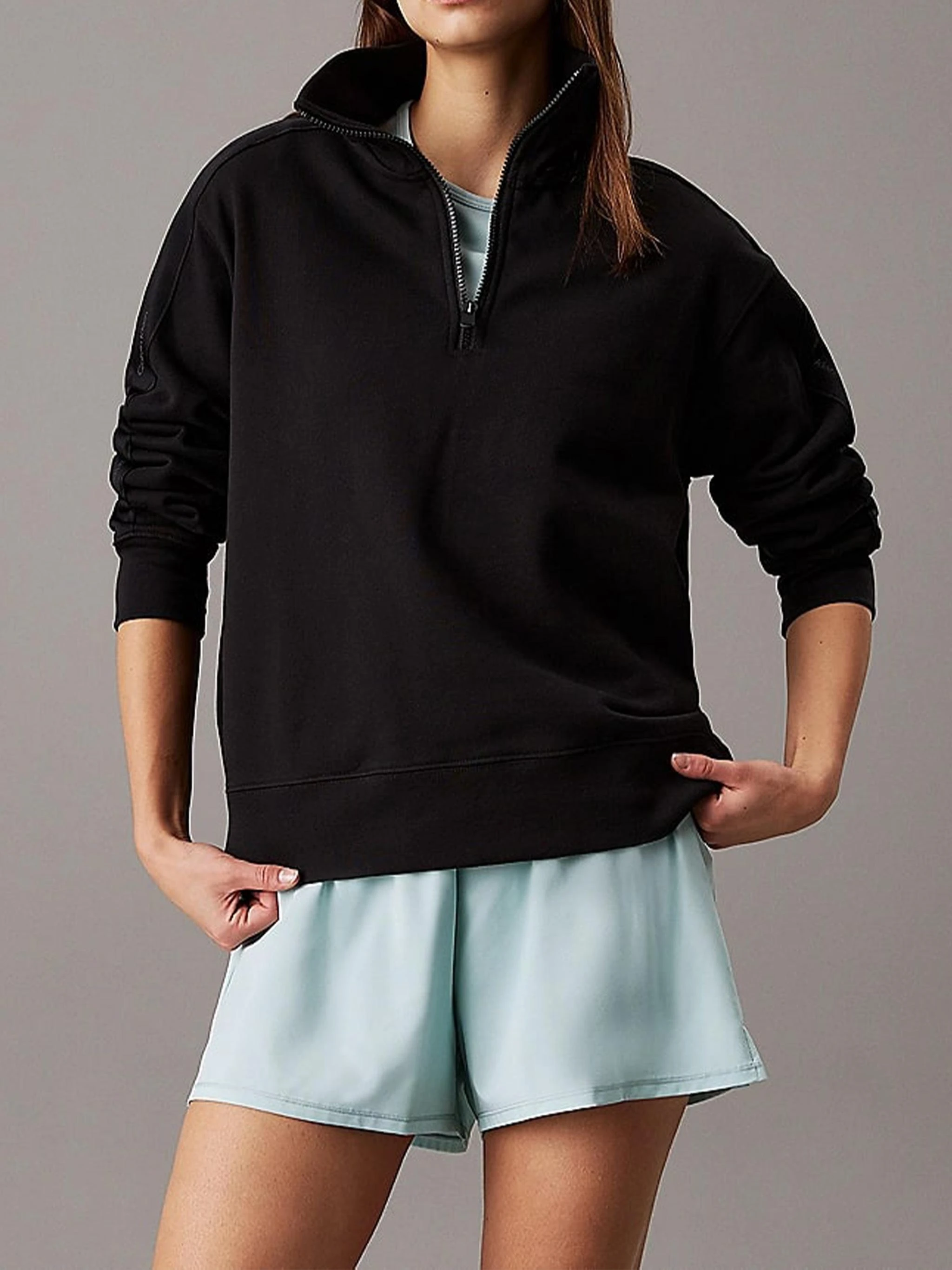 商品【商品预售7天发货】 Calvin Klein|Calvin Klein 女士卫衣 LVGWS5W312UB1 黑色,价格¥679,第1张图片