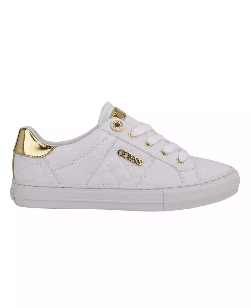 商品GUESS|Women's Loven Lace-Up Sneakers,价格¥282,第5张图片详细描述