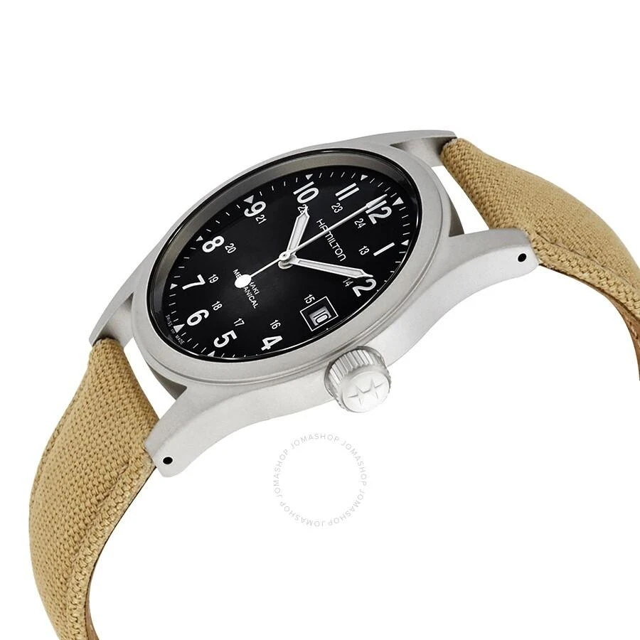 商品Hamilton|Khaki Field Hand Wind Black Dial Men's Watch H69439933,价格¥3048,第2张图片详细描述