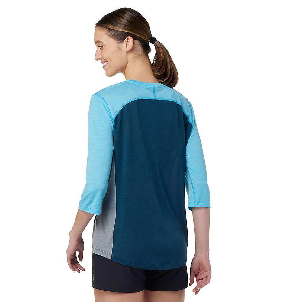 Women's Merino Sport 120 Mountain Bike 3/4 Sleeve Tee商品第2张图片规格展示