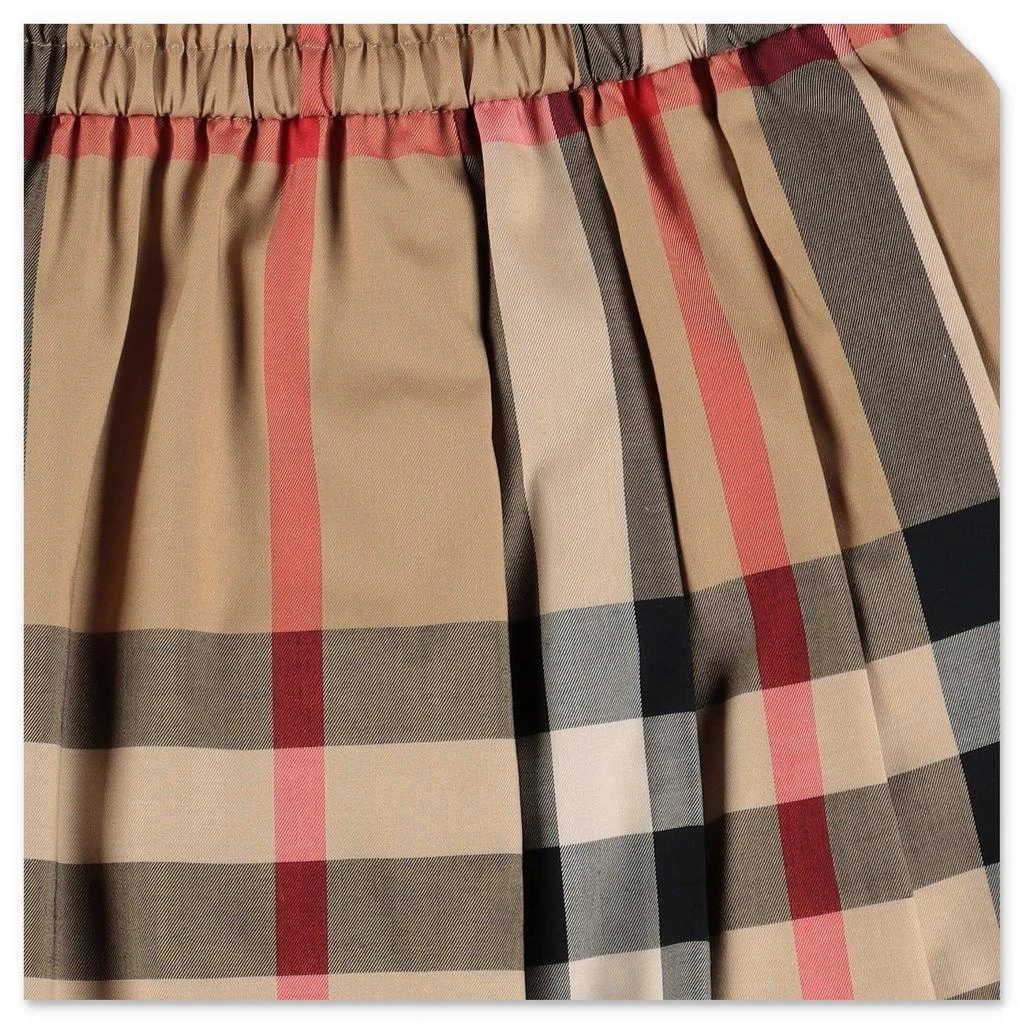 商品Burberry|Burberry Kids Check Print Pleated Skirt,价格¥1550,第3张图片详细描述