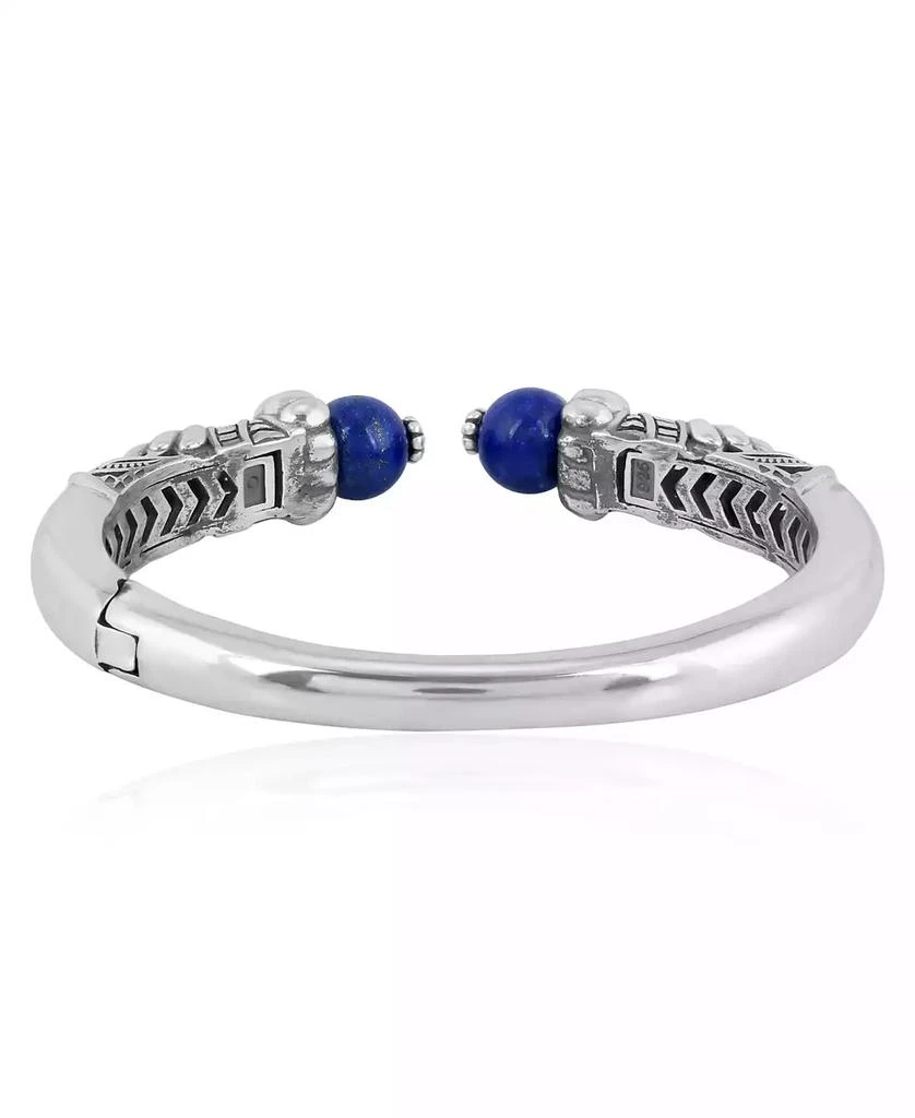 商品American West Jewelry|Sterling Silver Lapis Lazuli Gemstone Hinged Cuff Bracelet Size,价格¥1825,第3张图片详细描述