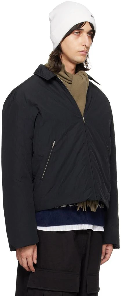 商品Acne Studios|Black Spread Collar Down Bomber Jacket,价格¥7779,第2张图片详细描述