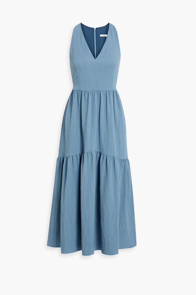 商品IRIS & INK|Faye tiered crepon midi dress,价格¥3370,第1张图片