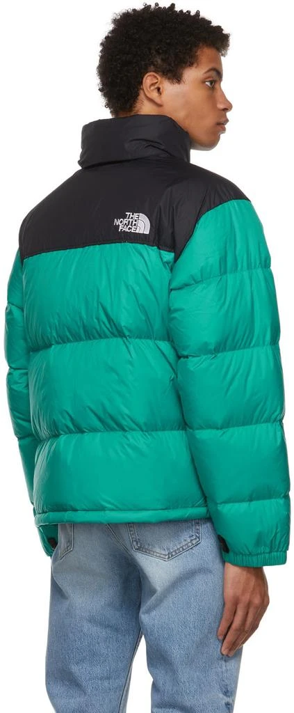 商品The North Face|男款 1996 Retro Nuptse 复古羽绒夹克 黑绿色,价格¥1574,第3张图片详细描述