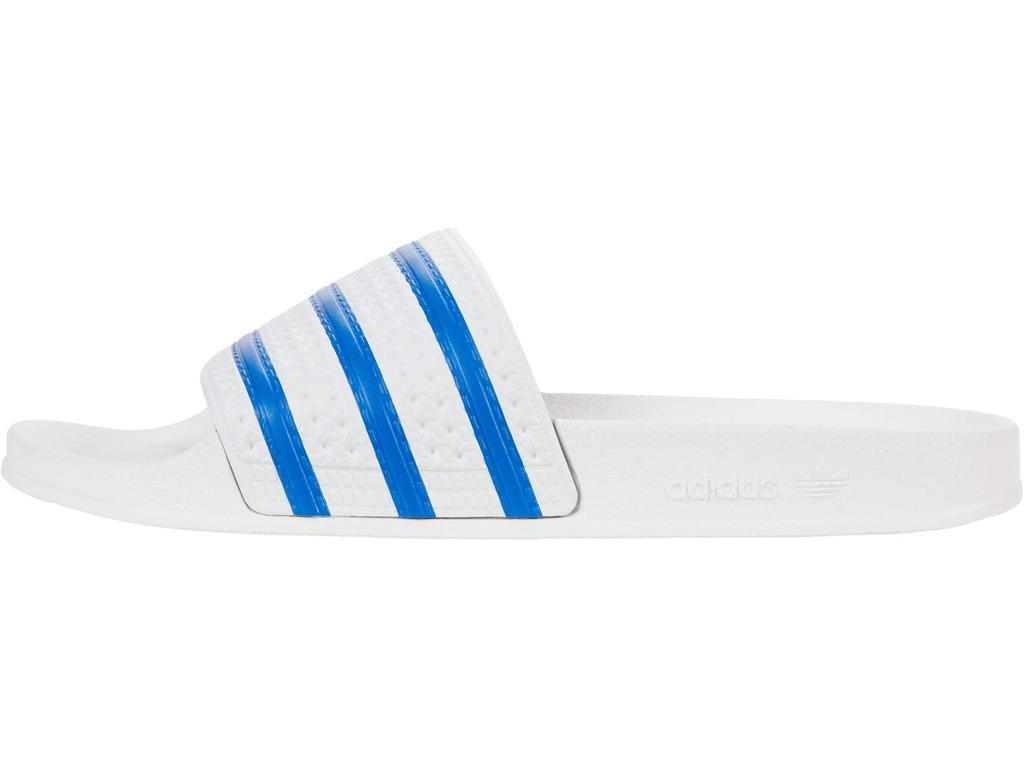 商品Adidas|adidas 男士橙蓝条纹拖鞋,价格¥135,第6张图片详细描述