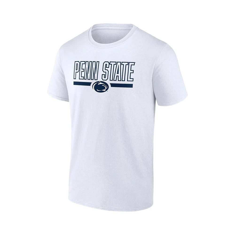 商品Fanatics|Men's Branded White Penn State Nittany Lions Classic Inline Team T-shirt,价格¥190,第3张图片详细描述