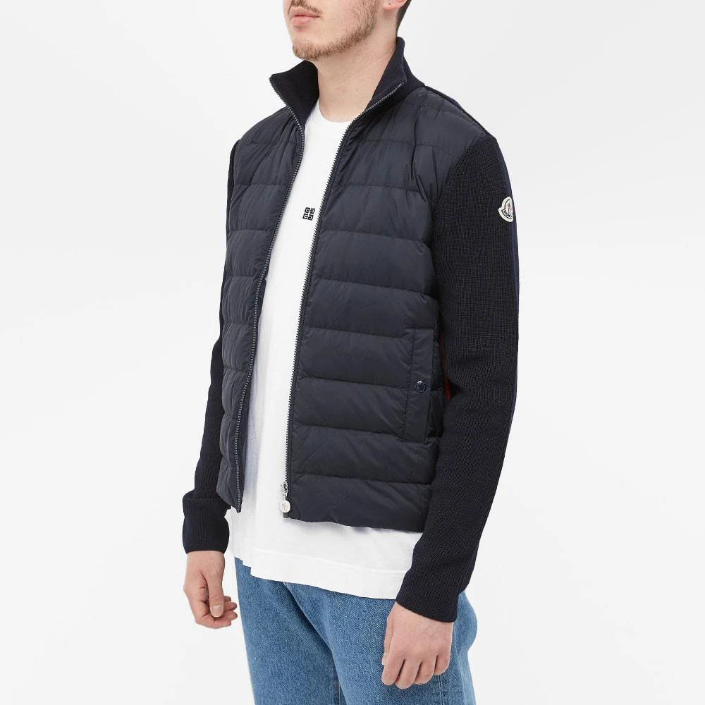 商品Moncler|Moncler Logo Stripe Down Zip Jacket,价格¥8758,第2张图片详细描述