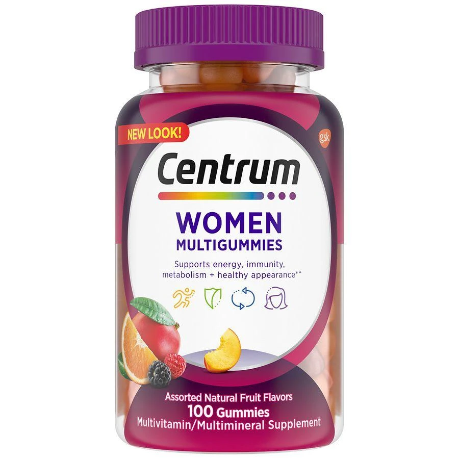 商品Centrum|女士复合维生素软糖什锦水果味,价格¥126,第1张图片