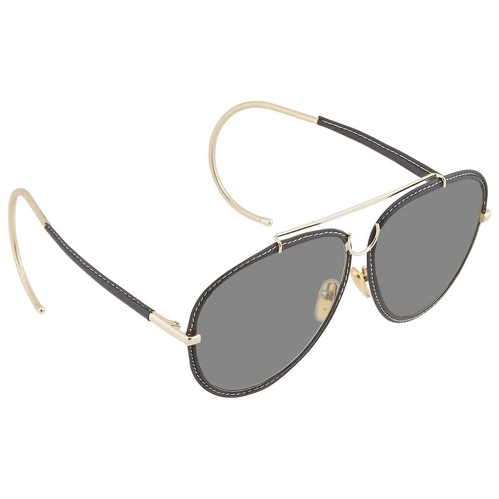 商品Chloé|Chloe Grey Pilot Ladies Sunglasses CH0080S 003 62,价格¥1444,第1张图片