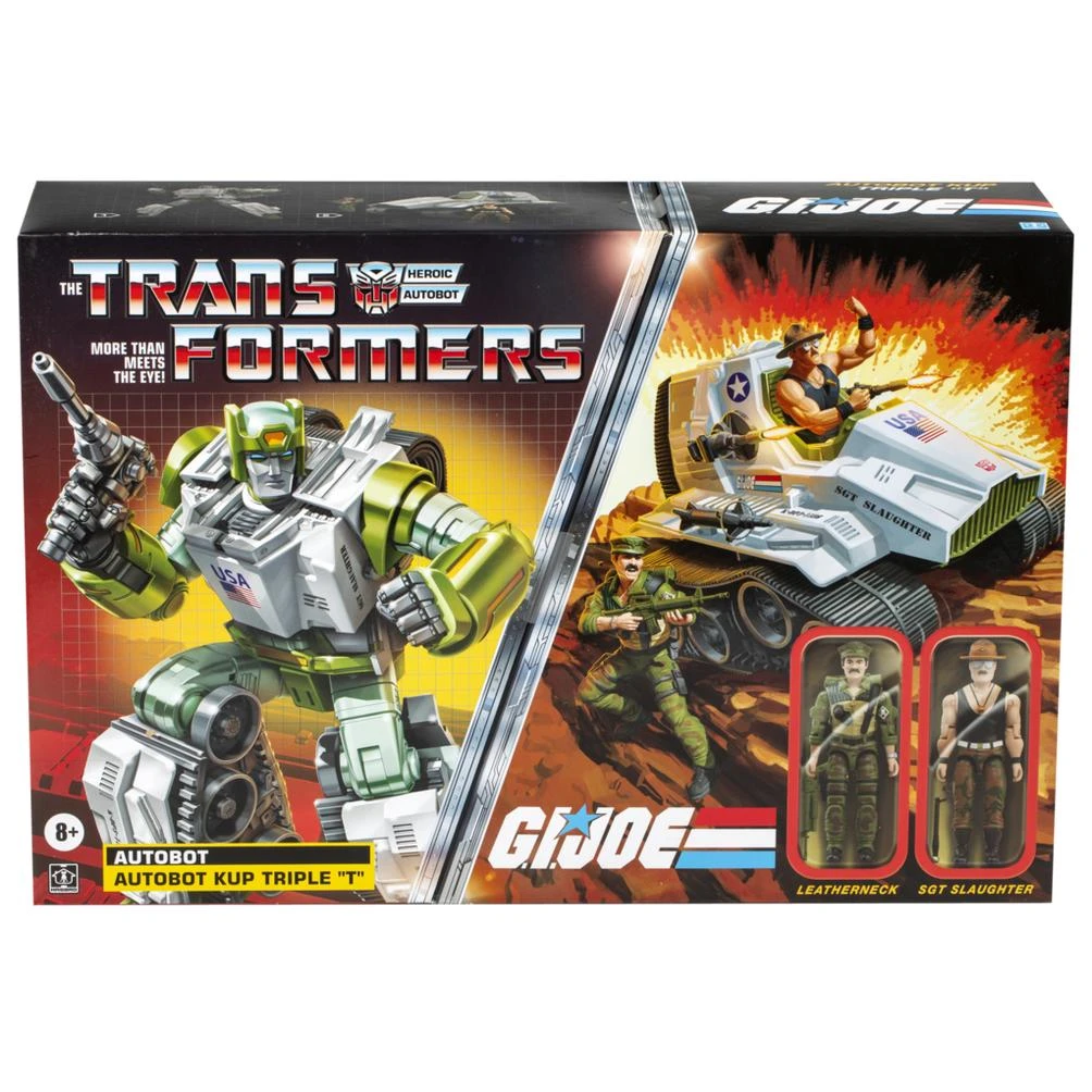 商品Hasbro Transformers Collaborative G.I. Joe x Transformers Autobot Kup Triple T Action Figure,价格¥1014,第3张图片详细描述