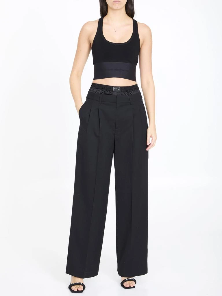 商品Alexander Wang|Tailored pants with brief,价格¥4619,第2张图片详细描述