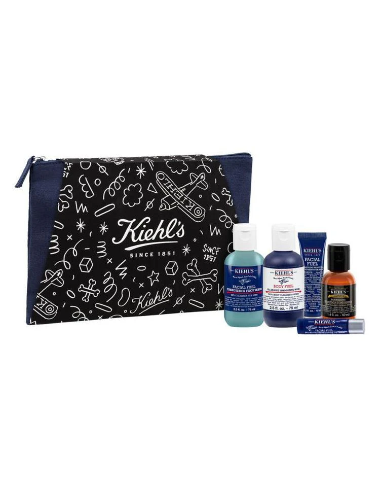 商品Kiehl's|Skincare Essentials Set with Travel Pouch,价格¥228,第1张图片