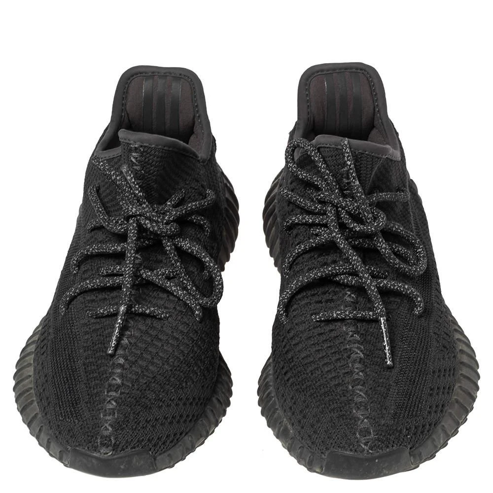 商品[二手商品] YEEZY|Yeezy x Adidas Grey Knit Fabric Boost 350 V2 Sneakers Size 40 ,价格¥2227,第3张图片详细描述