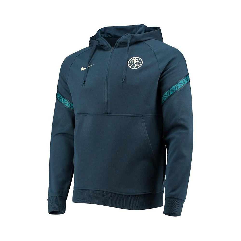商品NIKE|Men's Blue Club America Travel Fleece Performance Raglan Half-Zip Hoodie,价格¥778,第2张图片详细描述