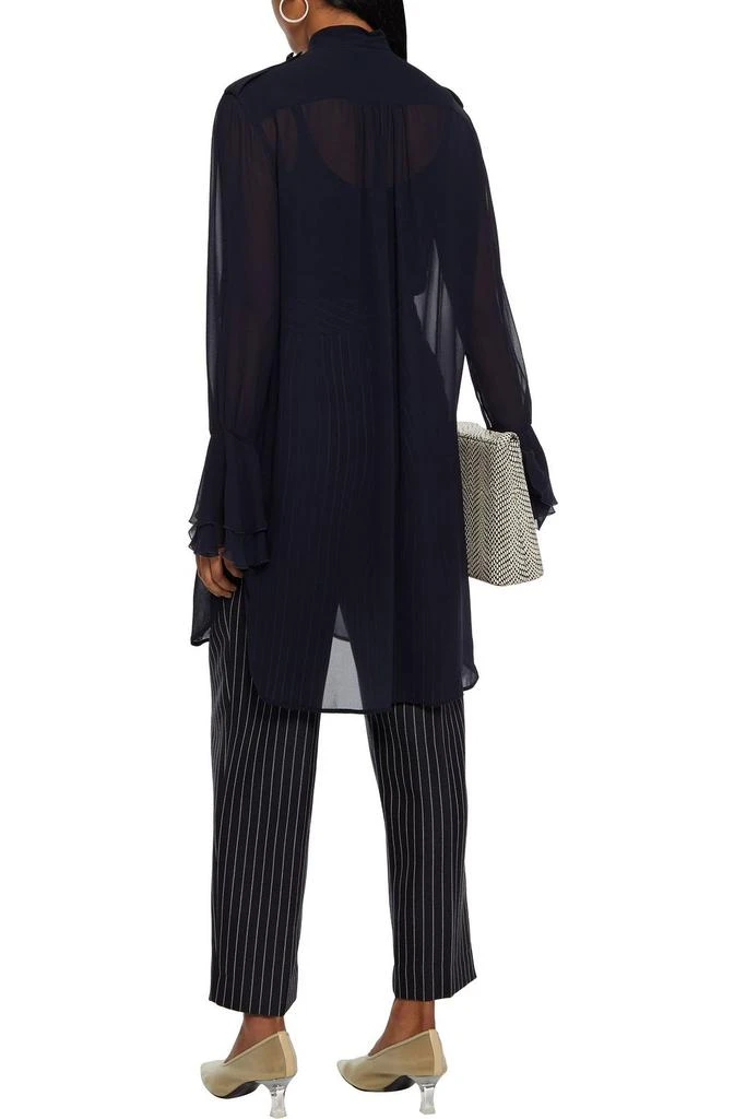 商品Max Mara|Argenta ruffle-trimmed chiffon tunic,价格¥2888,第1张图片