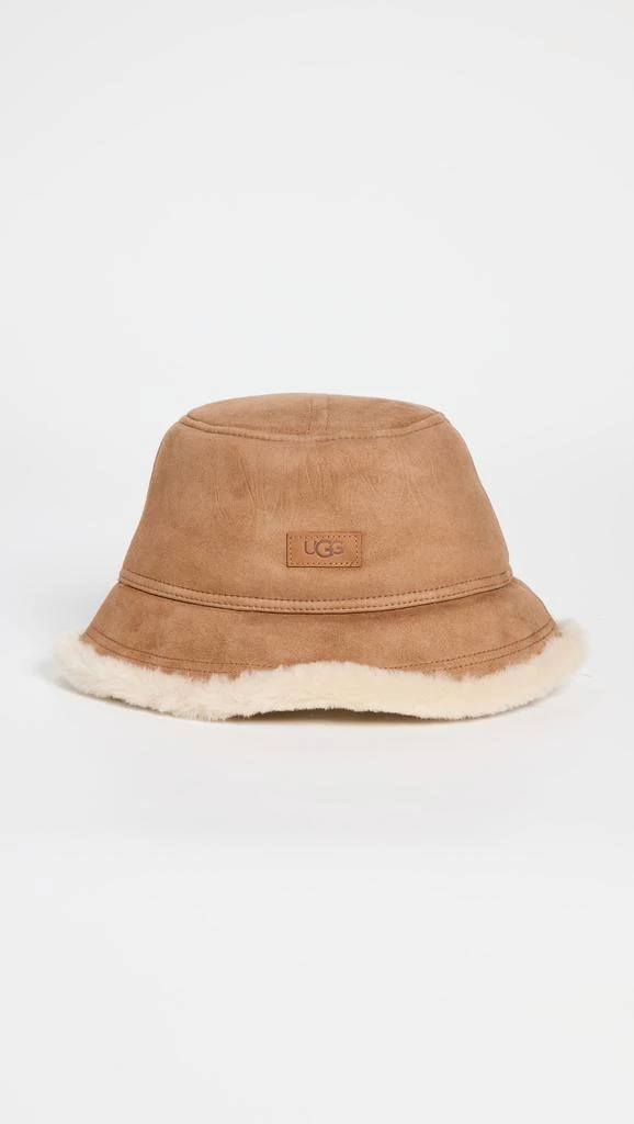 商品UGG|UGG Sheepskin Bucket Hat,价格¥1219,第2张图片详细描述