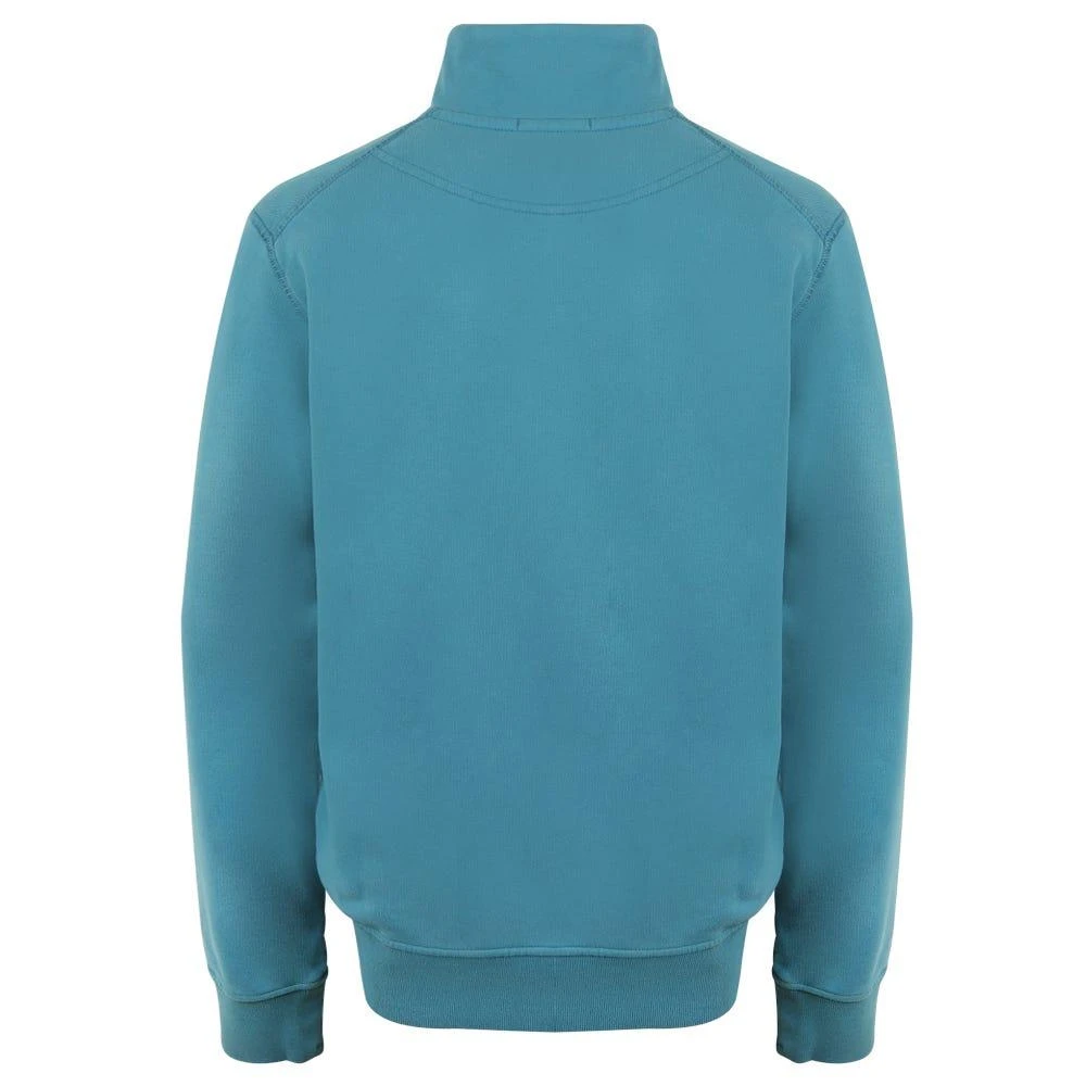 商品Stone Island Junior|Teal Blue Half Zip Sweatshirt,价格¥1037,第4张图片详细描述