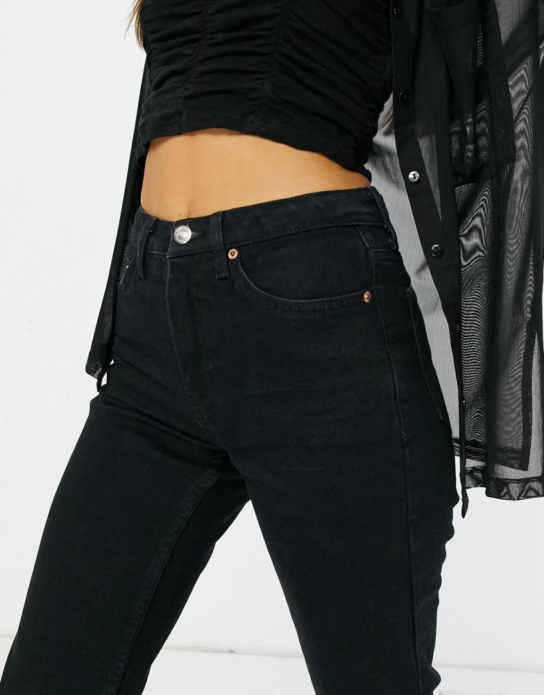 商品Topshop|Topshop straight jeans in black,价格¥229,第3张图片详细描述