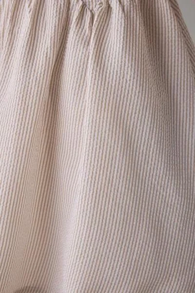 商品Daisy Street|Daisy Street Seersucker Keyhole Tie-Back Smock Mini Dress,价格¥315,第4张图片详细描述