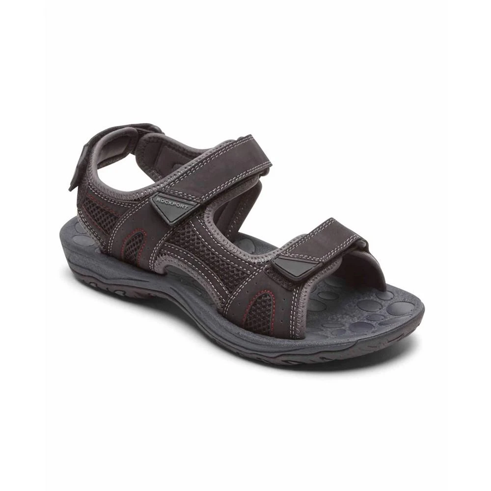 商品Rockport|Men's Hayes Adjustable Quarter Strap Sandals,价格¥601,第1张图片