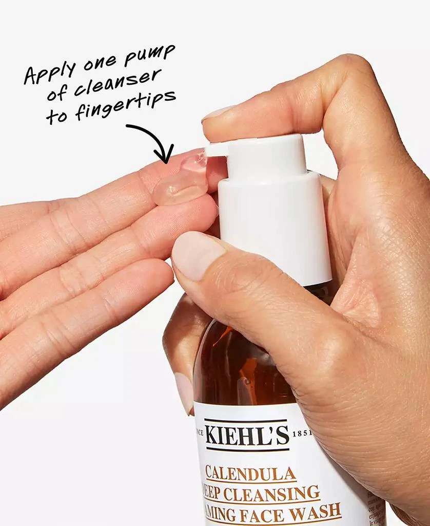 商品Kiehl's|Calendula Deep Cleansing Foaming Face Wash, 16.9-oz.,价格¥136,第4张图片详细描述