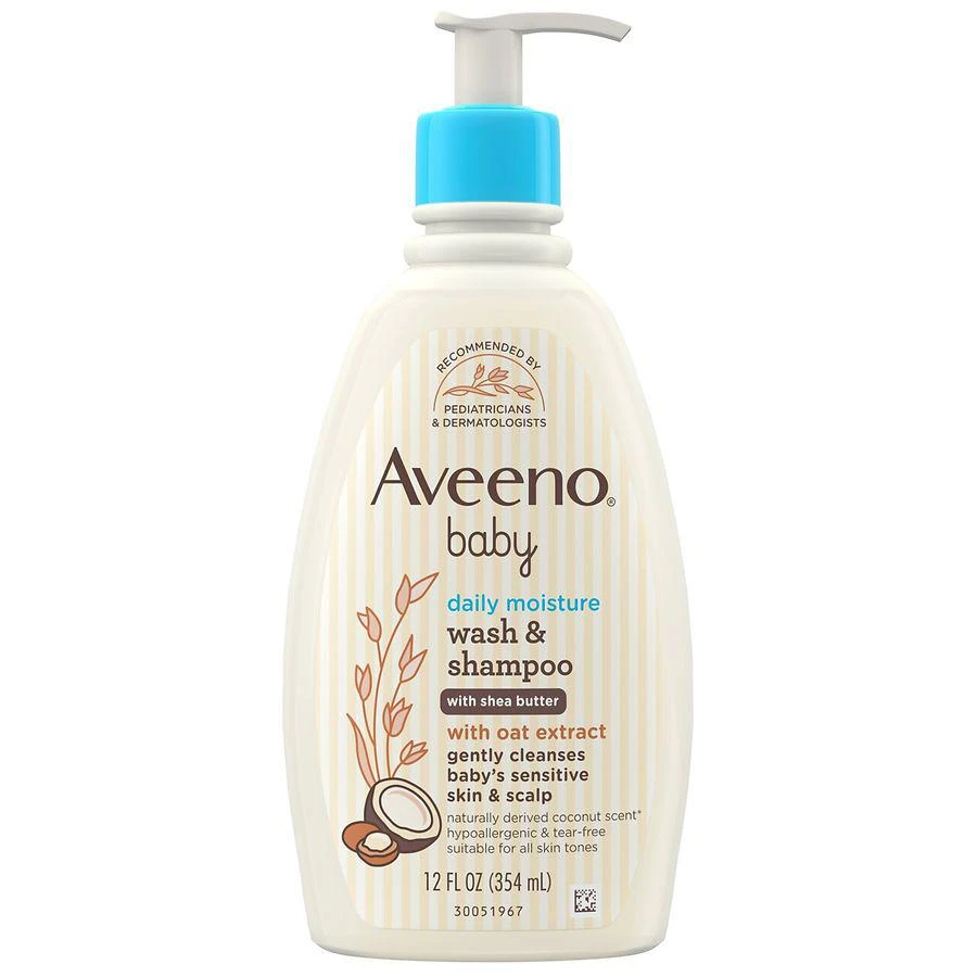 商品Aveeno|Baby Daily Moisturizing 2-in-1 Body Wash & Shampoo,价格¥90,第3张图片详细描述