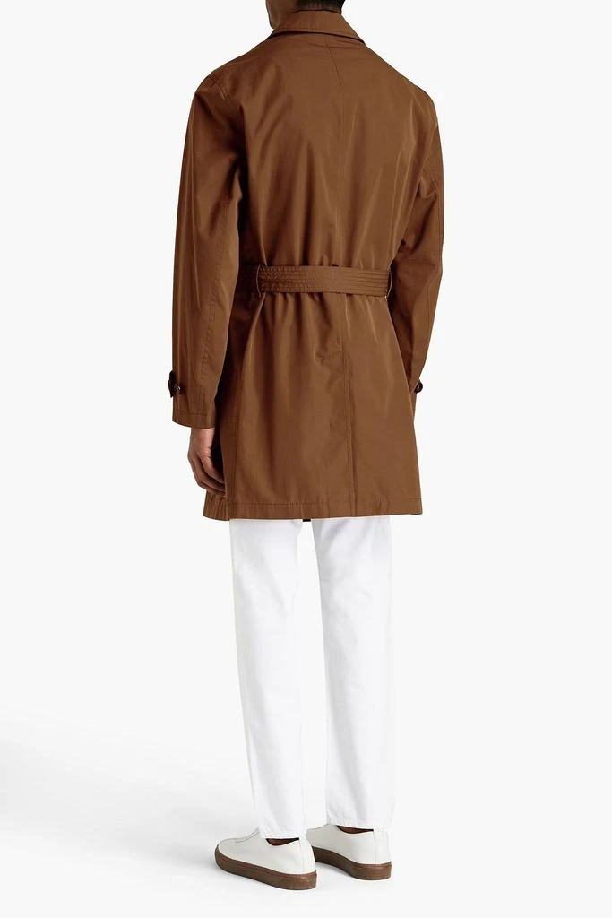 商品Zegna|Belted cotton-gabardine trench coat,价格¥2918,第3张图片详细描述