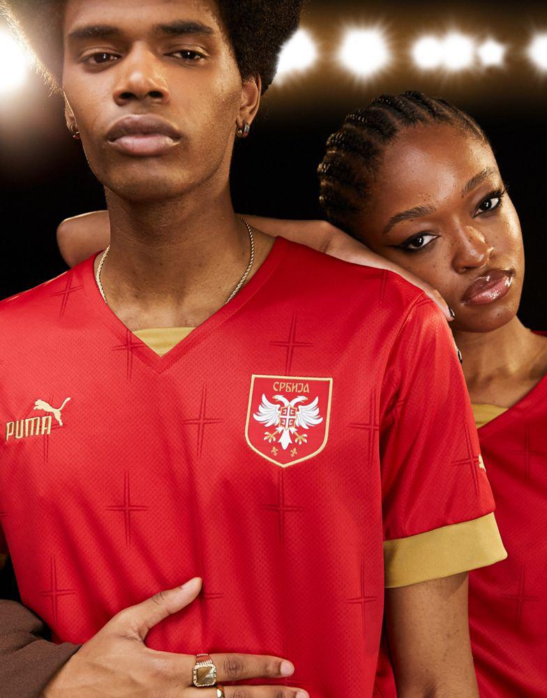 Puma Football Serbia World Cup 2022 unisex home shirt in red商品第3张图片规格展示