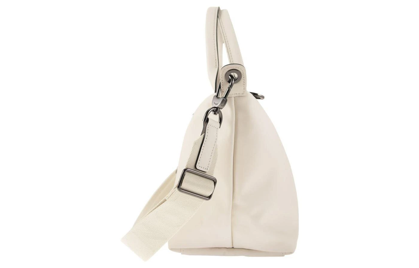 商品[国内直发] Longchamp|珑骧 Le Pliage Xtra 25 按扣拉链开合 牛皮 饺子包单肩手提包 小号 女款 白色,价格¥4366,第4张图片详细描述