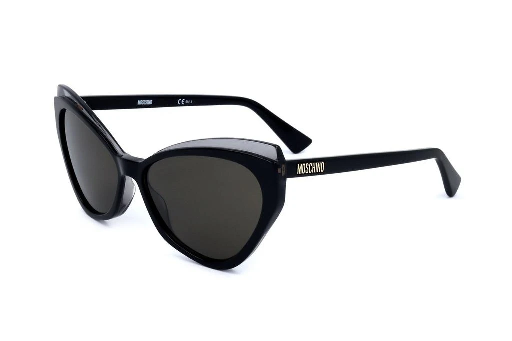 商品Moschino|Moschino Eyewear Cat-Eye Frame Logo Plaque Sunglasses,价格¥773,第2张图片详细描述