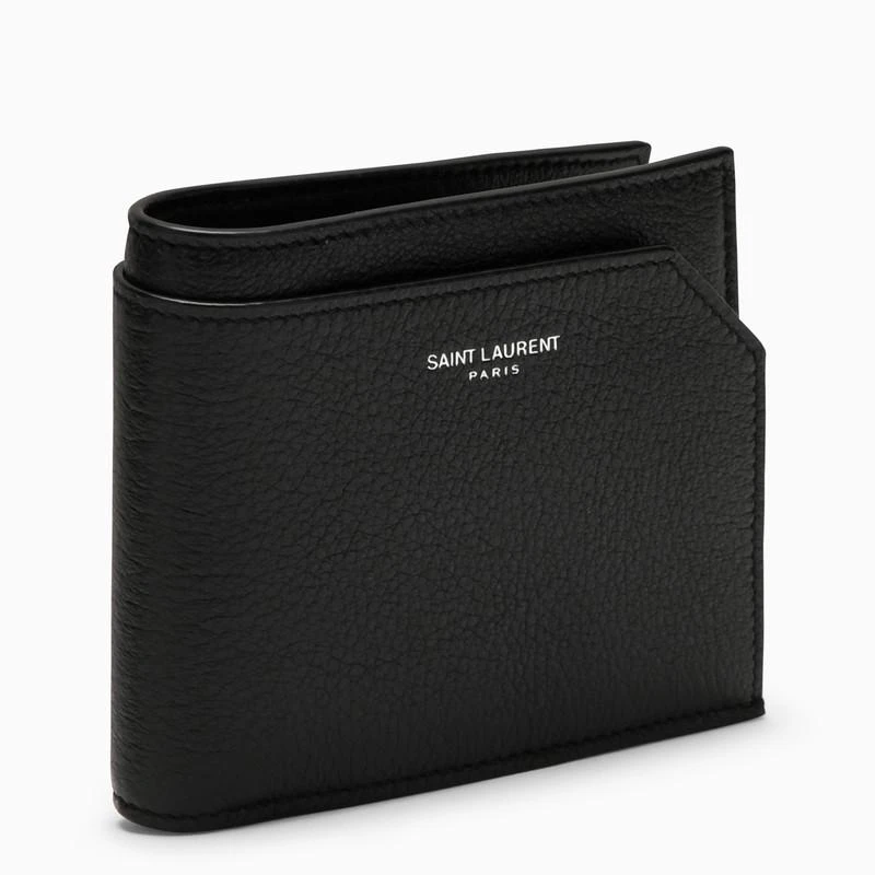 商品Yves Saint Laurent|Black grained leather East/West wallet with coin purse,价格¥3320,第1张图片