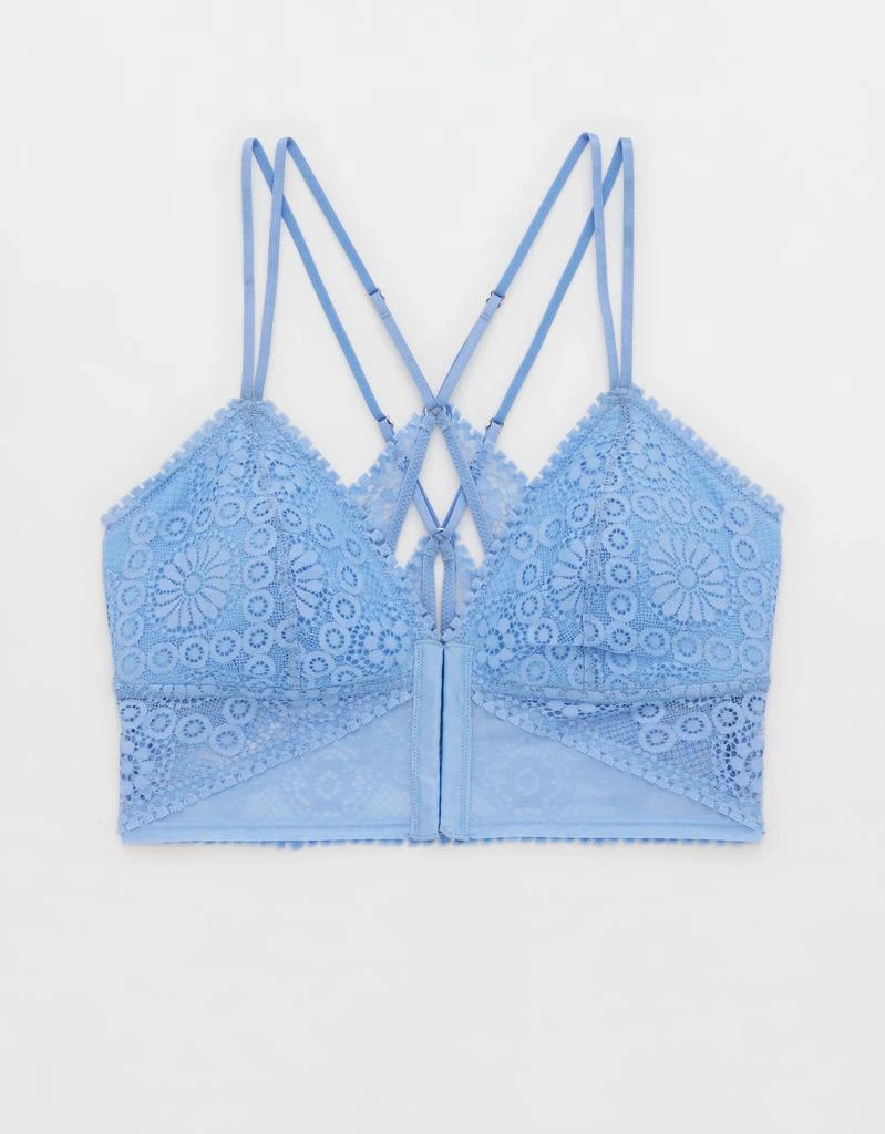 商品Aerie|Aerie Joy Lace Padded Longline Bralette,价格¥136,第4张图片详细描述