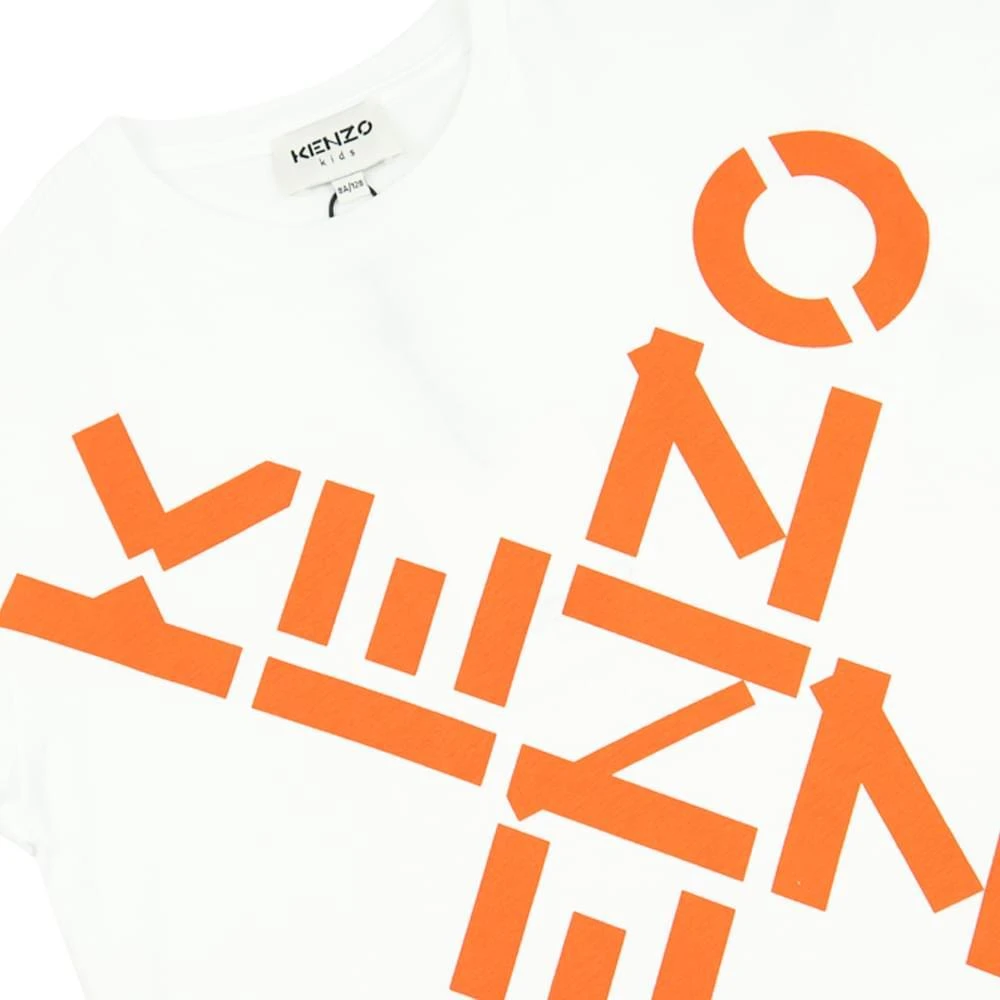 商品Kenzo|White & Orange X Logo Short Sleeve T Shirt,价格¥268,第2张图片详细描述