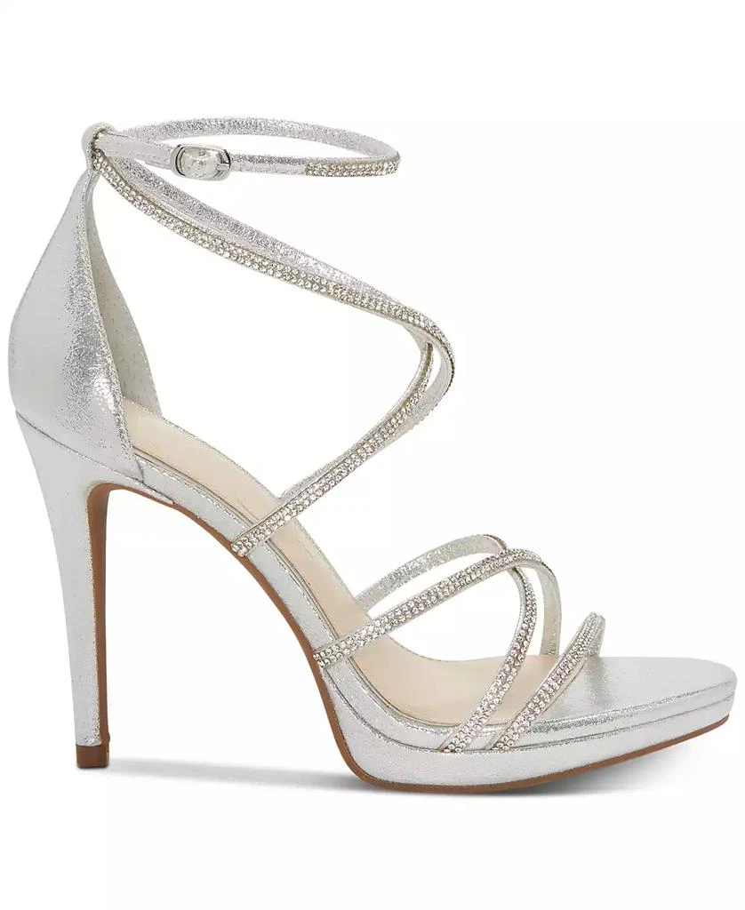 商品Jessica Simpson|Women's Jaeya Strappy Rhinestone High-Heel Dress Sandals,价格¥740,第2张图片详细描述