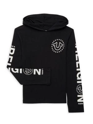 商品True Religion|Little Boy's Logo Graphic Hoodie,价格¥135,第1张图片
