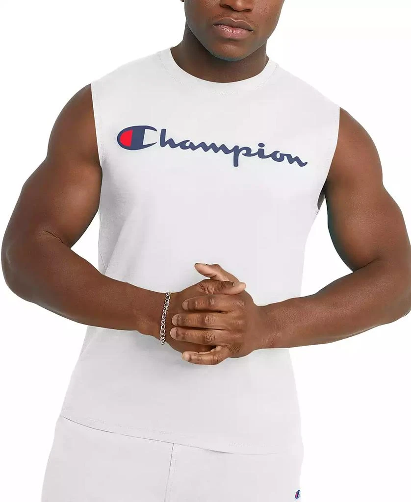 商品CHAMPION|Men's Logo Sleeveless T-Shirt,价格¥75,第2张图片详细描述