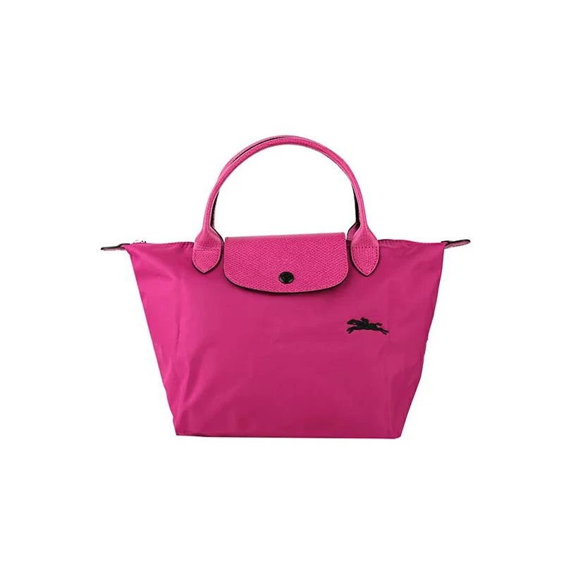 商品[国内直发] Longchamp|珑骧 女士LE PLIAGE系列大号红色织物长柄可折叠手提单肩包购物袋饺子包 31*30*19cm,价格¥564,第1张图片详细描述