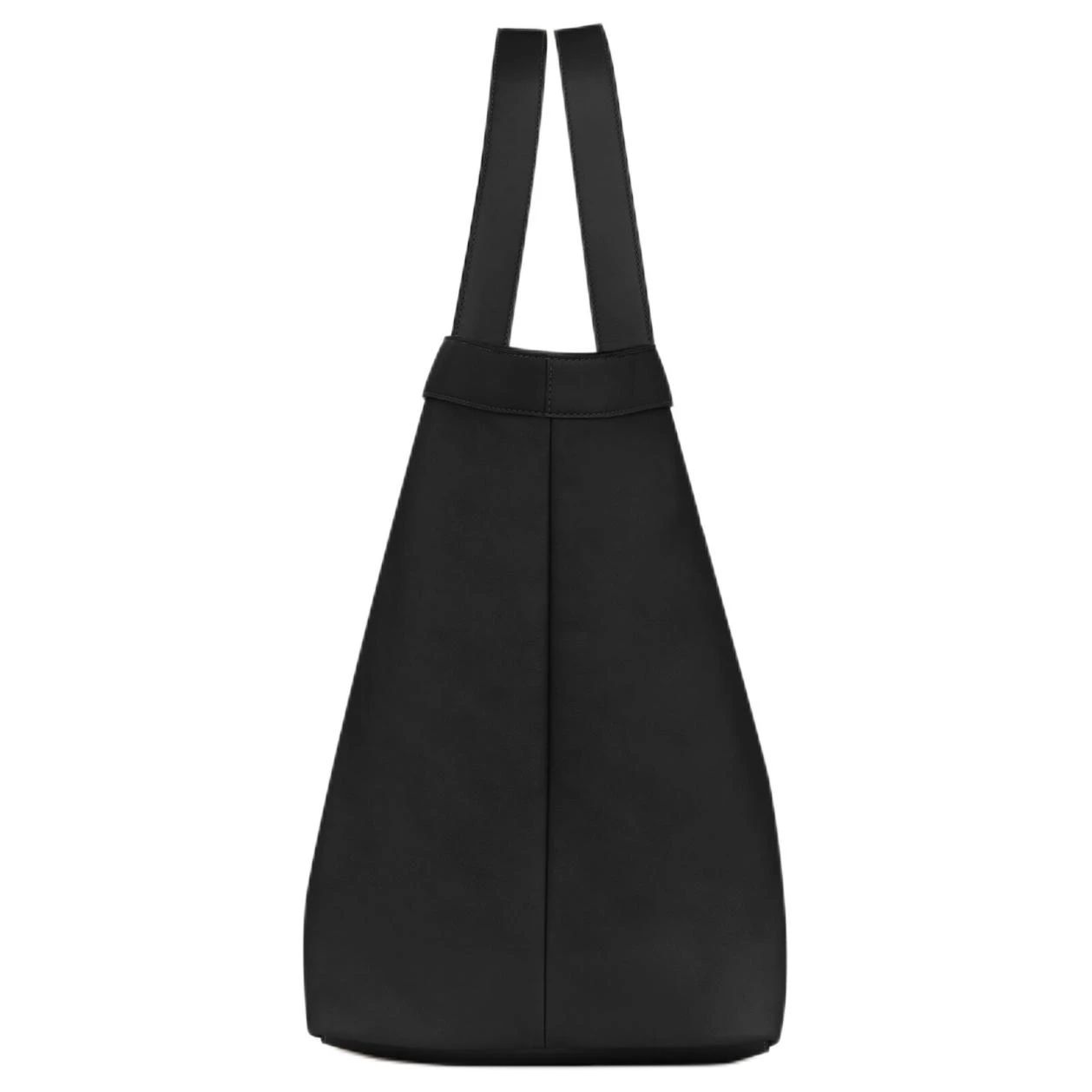商品[国内直发] Yves Saint Laurent|圣罗兰 YSL Y Cabas 品牌Logo 钩扣开合 牛皮革 托特包Tote包购物袋手提包 女款 黑色,价格¥31903,第4张图片详细描述