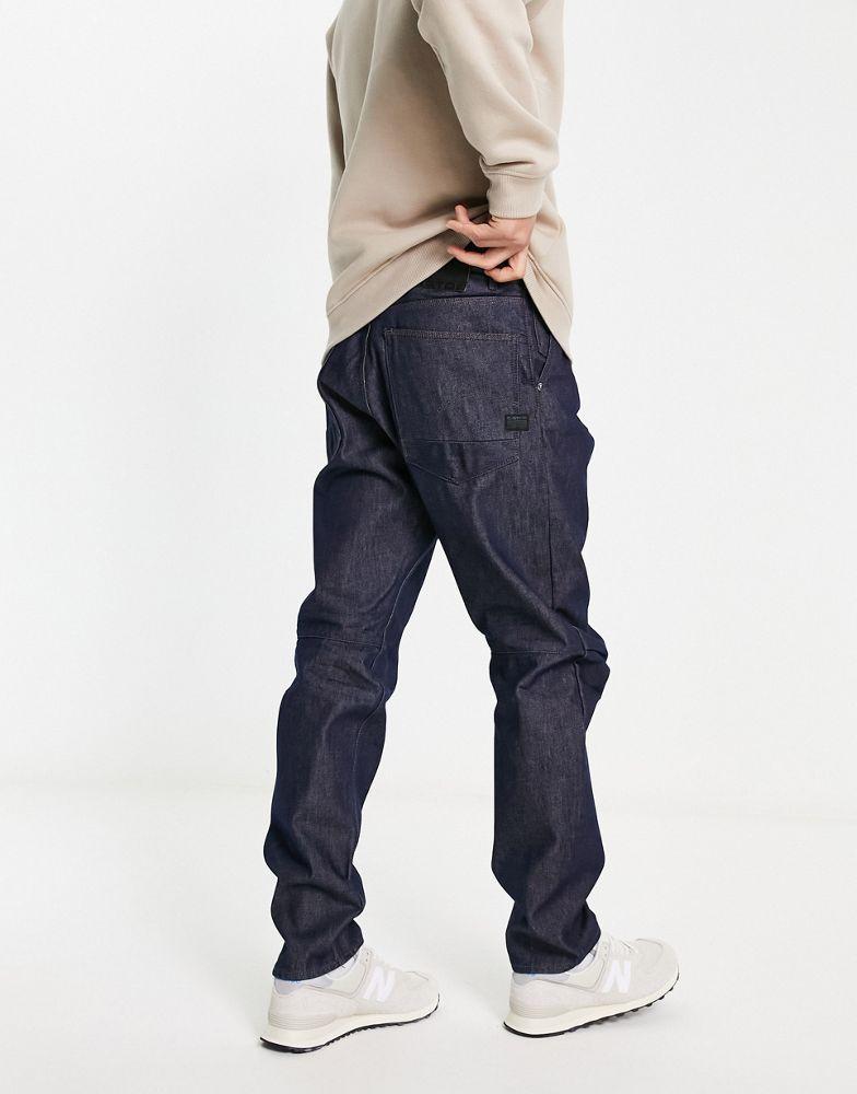 商品G-Star|G-Star Grip 3D relaxed tapered jeans in indigo blue,价格¥1008,第5张图片详细描述