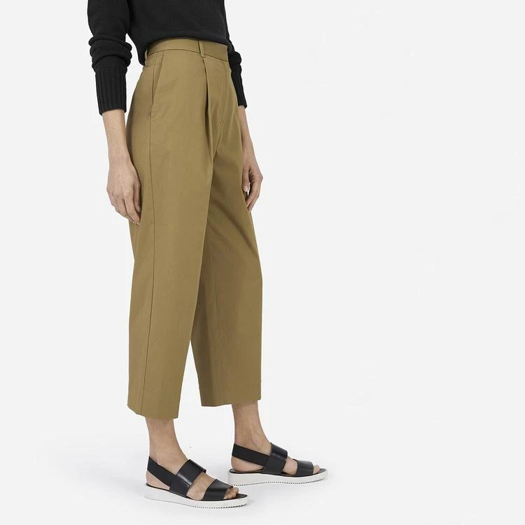 商品Everlane|The Twill Crop 女式九分裤,价格¥575,第3张图片详细描述