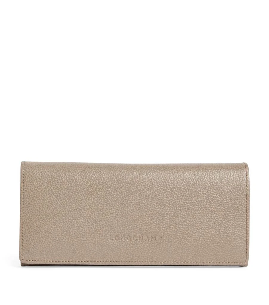 商品Longchamp|Leather Le Foulonné Continental Wallet,价格¥2064,第1张图片