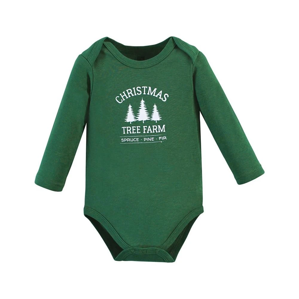 商品Hudson|Baby Girls and Boys Cotton Long-Sleeve Bodysuits, Pack of 5,价格¥166,第4张图片详细描述